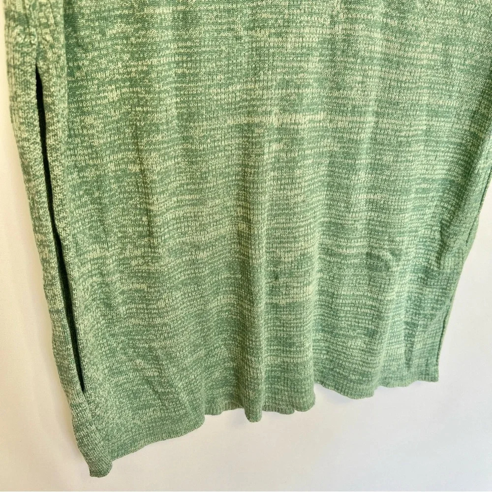 Free People Olive Green Midi Comfortable Elastic Stretch Skirt Size Medium - Picture 4 of 14